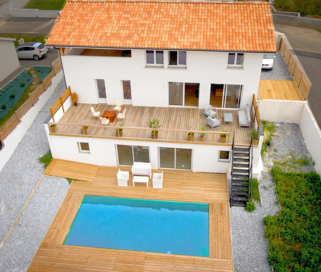 Maison Au Calme Avec Piscine Riviere-Saas-et-Gourby Eksteriør billede