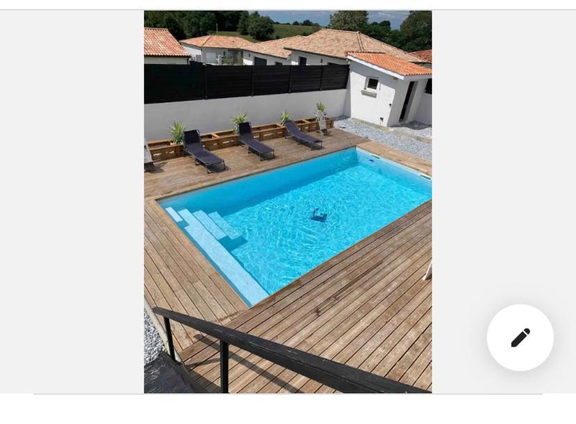 Maison Au Calme Avec Piscine Riviere-Saas-et-Gourby Eksteriør billede